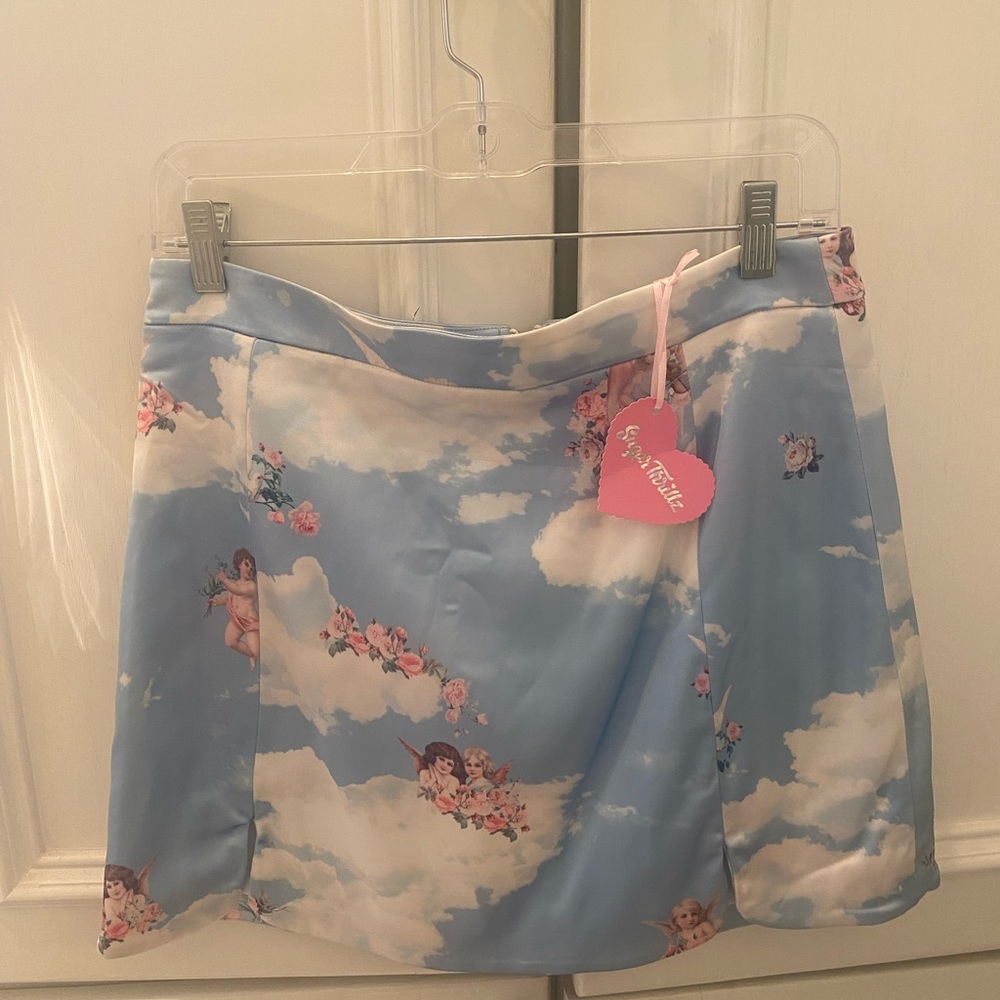 Dolls kill satin cherub skirt